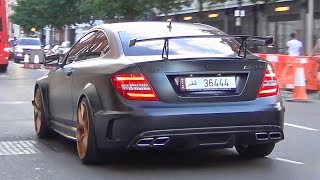 Loud Arab Mercedes C63 Black Series wMHP Exhaust [upl. by Eniger]