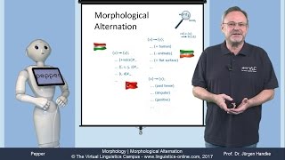 MOR106  Morphological Alternation [upl. by Yurt444]