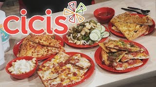 CICIS UNLIMITED PIZZA BUFFET CHALLENGE OVER 599 LBS [upl. by Julian]