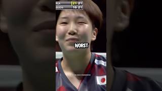 The Worst Badminton Serve Ever 😳 badminton badmintontechnique badmintonlovers sports [upl. by Nogaem589]