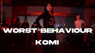 KOMI ChoreographyㅣKwn  Worst BehaviourㅣMID DANCE STUDIO [upl. by Selij50]