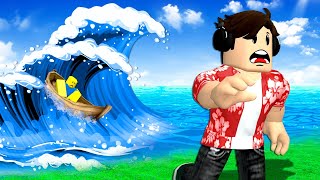 Can I Escape a TSUNAMI in Roblox [upl. by Erasmus388]