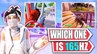 60Hz Vs 165Hz  Can You Find the difference Fortnite Gameplay [upl. by Gustaf]