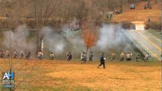 Battle of Fredericksburg Reenactment  Sentry Box Historic Home [upl. by Yelrah]