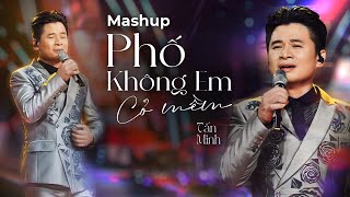 Giằng xé con tim khi nghe TẤN MINH cover PHỐ KHÔNG EM amp CỎ MỀM  Live in Giao Lộ Thời Gian [upl. by Lovich]