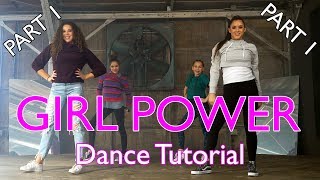 Haschak Sisters  Girl Power  Dance Tutorial Part 1 [upl. by Anisah746]