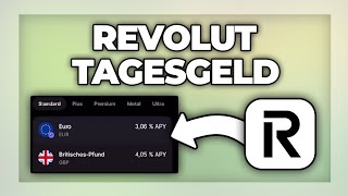 Revolut Zinsen auf Tagesgeld bekommen  Tutorial [upl. by Aicert882]