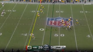 Packers vs Eagles Down to the Wire Ending [upl. by Atiuqet]