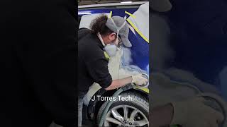 J torres  sanding bondo  Lijando Masilla [upl. by Eversole]