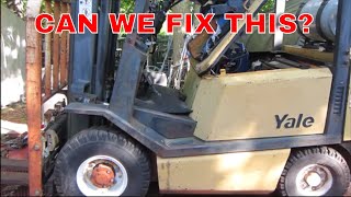 Will It Run cheapest Forklift I could find pt2 [upl. by Ettari]