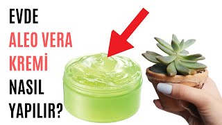 Aloe Vera Kremi Nasıl Yapılır  Aloe Vera Kremi Nasıl Kullanılır [upl. by Lennahs]