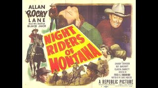 Rocky Lane Western Night Riders of Montana [upl. by Fabien]