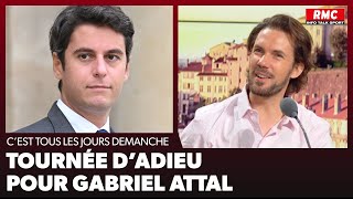 Arnaud Demanche  Tournée dadieu pour Gabriel Attal [upl. by Aniroz]