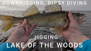 Downrigging dipsy divers and jigging Lake of the Woods August 242024 [upl. by Beebe]