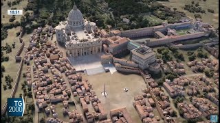 Vaticano la Basilica di San Pietro vista con l intelligenza artificiale [upl. by Naasah]