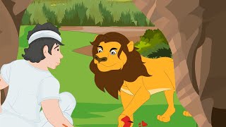 Androcles and the Lion  English Story I Bedtime Story I Kids Stories I Animated Stories  Poems [upl. by Lacsap]