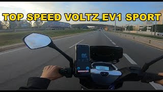 TOP SPEED VOLTZ EV1 SPORT [upl. by Cherice]