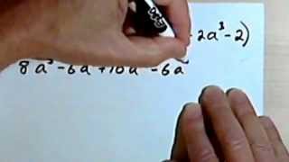 Simplifying Expressions Involving Polynomials 42 [upl. by Mariya]