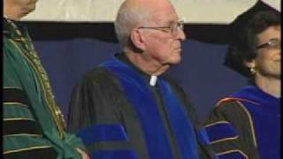 2009 Le Moyne College Honorary degree recipient George Coyne SJ [upl. by Germayne]