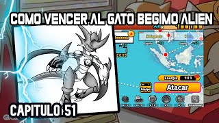 Trucos y Consejos de The Battle Cats en español Capitulo 51 Como Vencer al Gato Begimo Alien Facil [upl. by Aikaj]