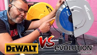 Dewalt VS Evolution Cortadoras de Metal [upl. by Aanas]