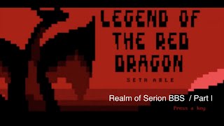 Legend of the Red Dragon LORD Tournament on Realm of Serion BBS  Complete Playthrough Part I [upl. by Flossy]