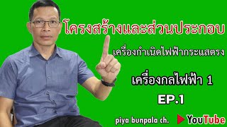 โครงสร้างและส่วนประกอบ เครื่องกำเนิดไฟฟ้ากระแสตรง Direct current generator [upl. by Elletnuahs]