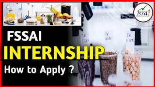 FSSAI Internship  Food TechBiotechLifescience Internships in FSSAI FSSAI Internship 2021 [upl. by Huba59]