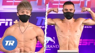 Inoue vs Moloney WeighIn [upl. by Rustie940]