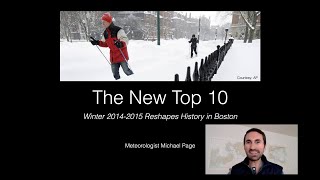 Lesson 10 Inside Bostons Top10 Snow Storms [upl. by Alhahs]