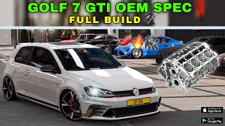 How to Build the Golf 7 GTI OEM Spec in Car parking multiplayer 2 🤯🔥 [upl. by Ebberta]