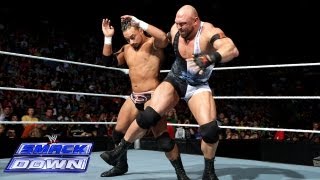 Ryback vs local competitor SmackDown Sept 20 2013 [upl. by Ellehcear]