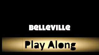 Belleville Manouche Gypsy jazz backing track  music sheet [upl. by Clarita]