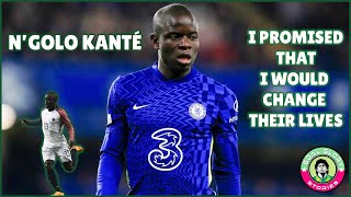 NGolo Kanté The Beast with a Heart of Gold 🌍❤️ Kanté Football Humanity [upl. by Nefen]