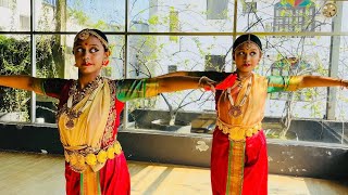 Tisra Alarippu By Swastika And Aebong  Bharatnatyam Dance [upl. by Silloc]