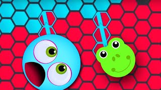 Superhexio  Splix meets Slitherio Chapter 2  Crazy Frog 🐸 [upl. by Legim]