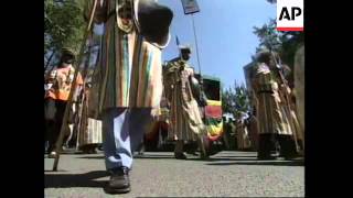 ETHIOPIA FORMER EMPEROR HAILE SELASSIE REBURIED [upl. by Sanbo]