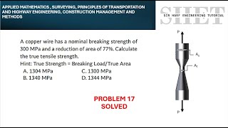 MSTC Refresher 17 True Breaking Strength of Copper Wire [upl. by Kendrah]