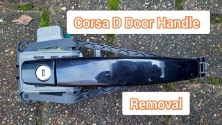 Vauxhall Corsa D Mk3 Door Handle Removal Start to Finish [upl. by Howe]