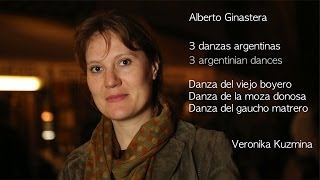 A Ginastera  Tres danzas argentinas op 2 3 argentine dances [upl. by Dosh]