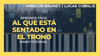 AL QUE ESTÁ SENTADO EN EL TRONO  Tutorial de piano cristiano FÁCIL para principiantes [upl. by Alamap]