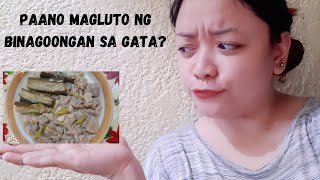 PAANO MAGLUTO NG BINAGOONGAN SA GATA  Pinoy Pork Recipe [upl. by Em]