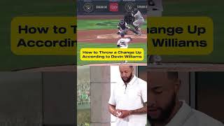 How to throw a change up according to Devin Williams baseballtips changeup airbender [upl. by Annahsed]