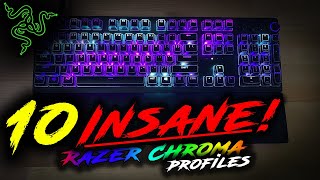 10 Insane Razer Chroma Profiles  Synapse 3 [upl. by Rolandson]