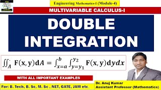 Double Integration  Double Integral Engineering Mathematics  Double Integral  Integral Examples [upl. by Tail525]