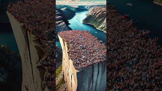 Unbelievable Views from Norway’s Lysefjord Conquer Pulpit Rock amp Kjerag DangerousCliffs [upl. by Bette-Ann209]