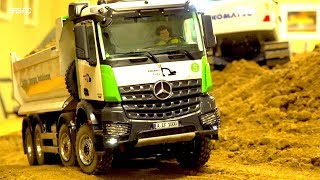 RC STONEBREAKERAREA I RC TRUCK AND CONSTRUTIONSITE I MB AROCS I MAN TIPPER I [upl. by Fredrika]