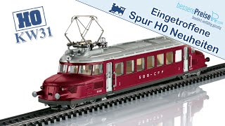 Eingetroffene Spur H0 Modellbahn Neuheiten  KW 31 2024 [upl. by Julieta]