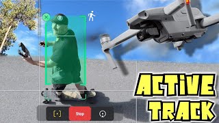 Mavic Air 2  Active Track Tutorial and Detailed Review [upl. by Nivlag]