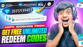 FREE UNLIMITED GOOGLE REDEEM CODE amp DIAMONDS 2024 TRICK😳🔥  GARENA FREE FIRE [upl. by Debee66]